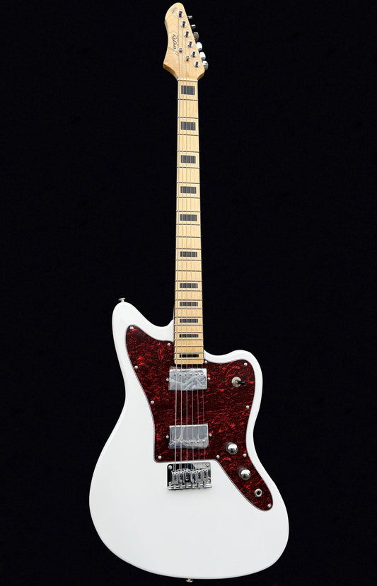 New Firefly FFJA VI 24 Frets Baritone Electric Guitar (White Color )
