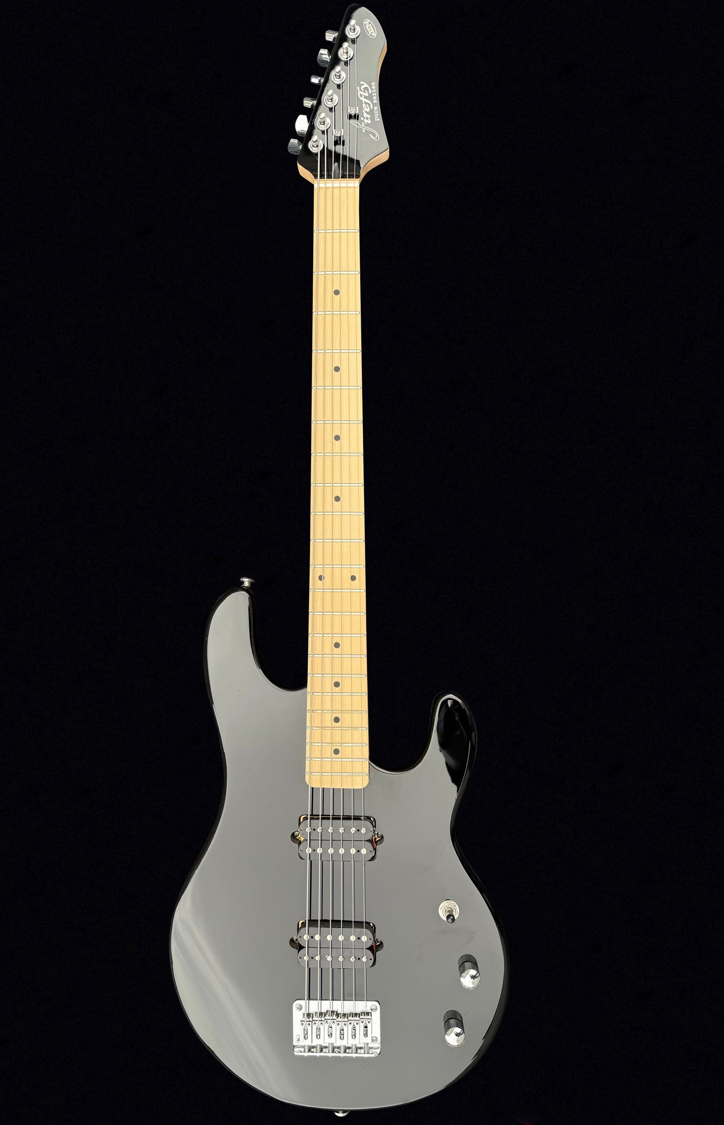 New Firefly OL Baritone Electric Guitar (Black Color)