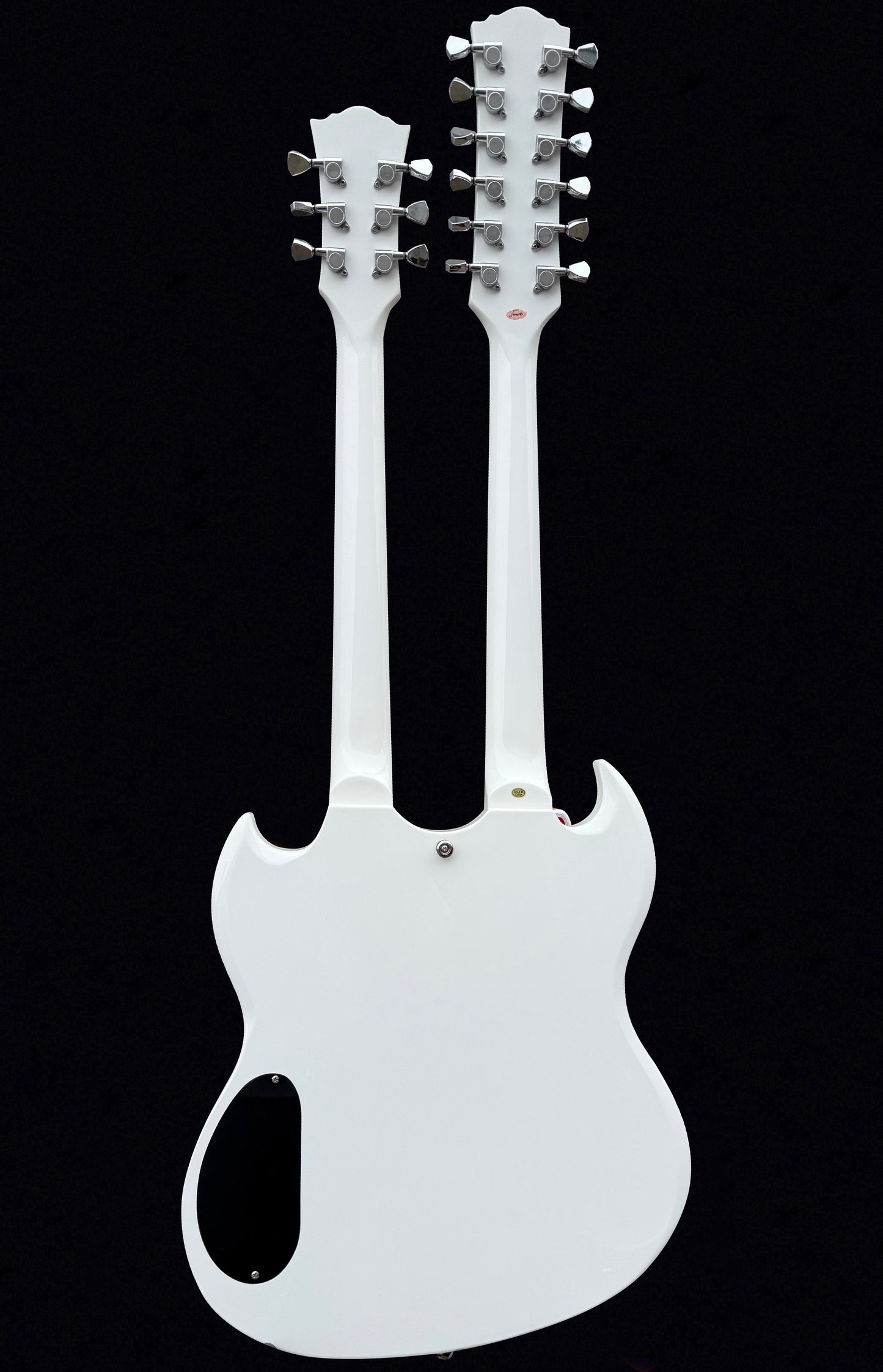 Firefly Double Necks 12 Strings +6 Strings FFLGS Electric Guitar With Hardcase(White Color)