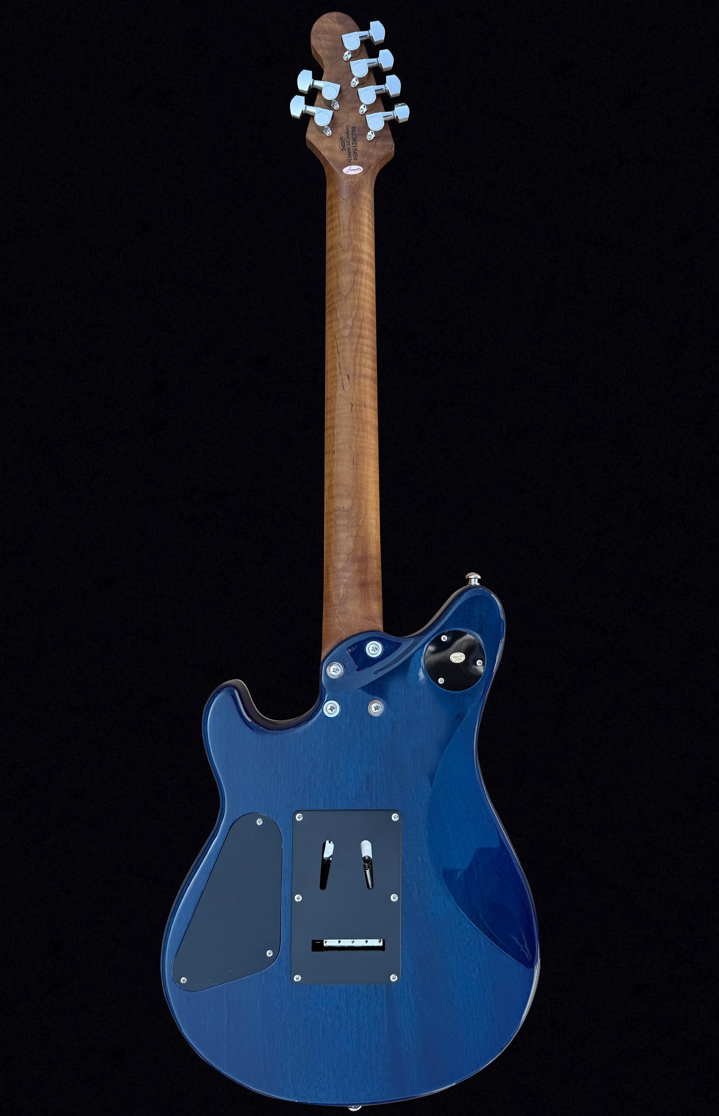 Firefly FFMN Electric Guitar With Flamed Maple Top (Transparent Blue Color)