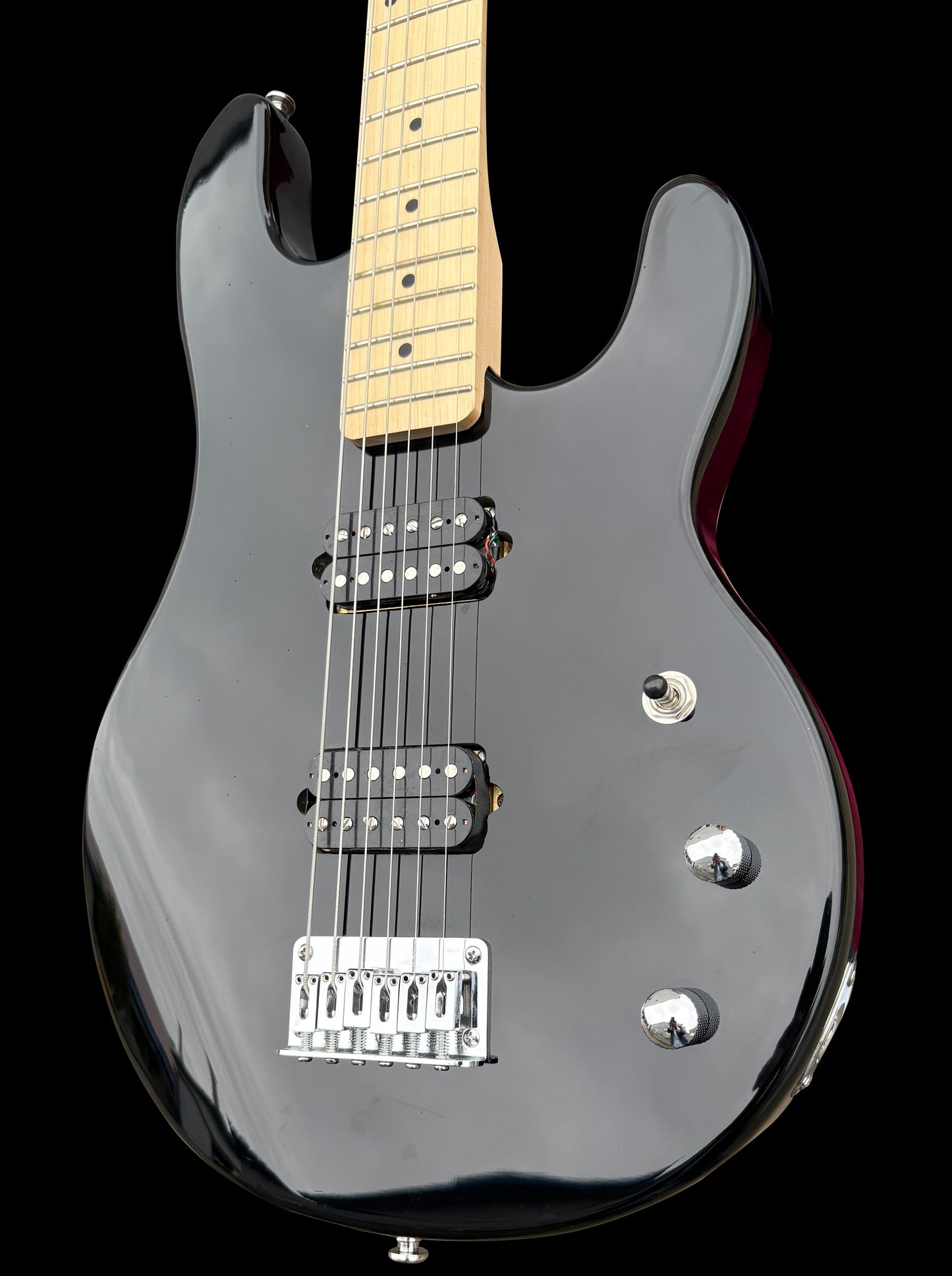 New Firefly OL Baritone Electric Guitar (Black Color)