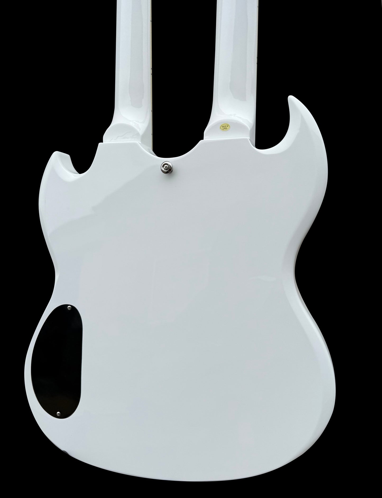 Firefly Double Necks 12 Strings +6 Strings FFLGS Electric Guitar With Hardcase(White Color)