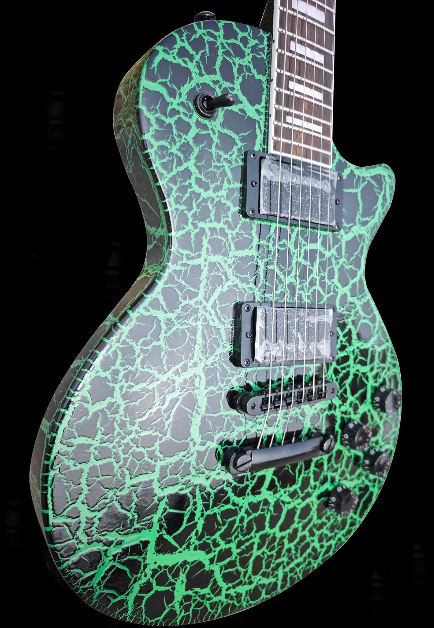 Promotion!NEW Firefly FFSP ELECTRIC GUITARS (Green Crackle Color)