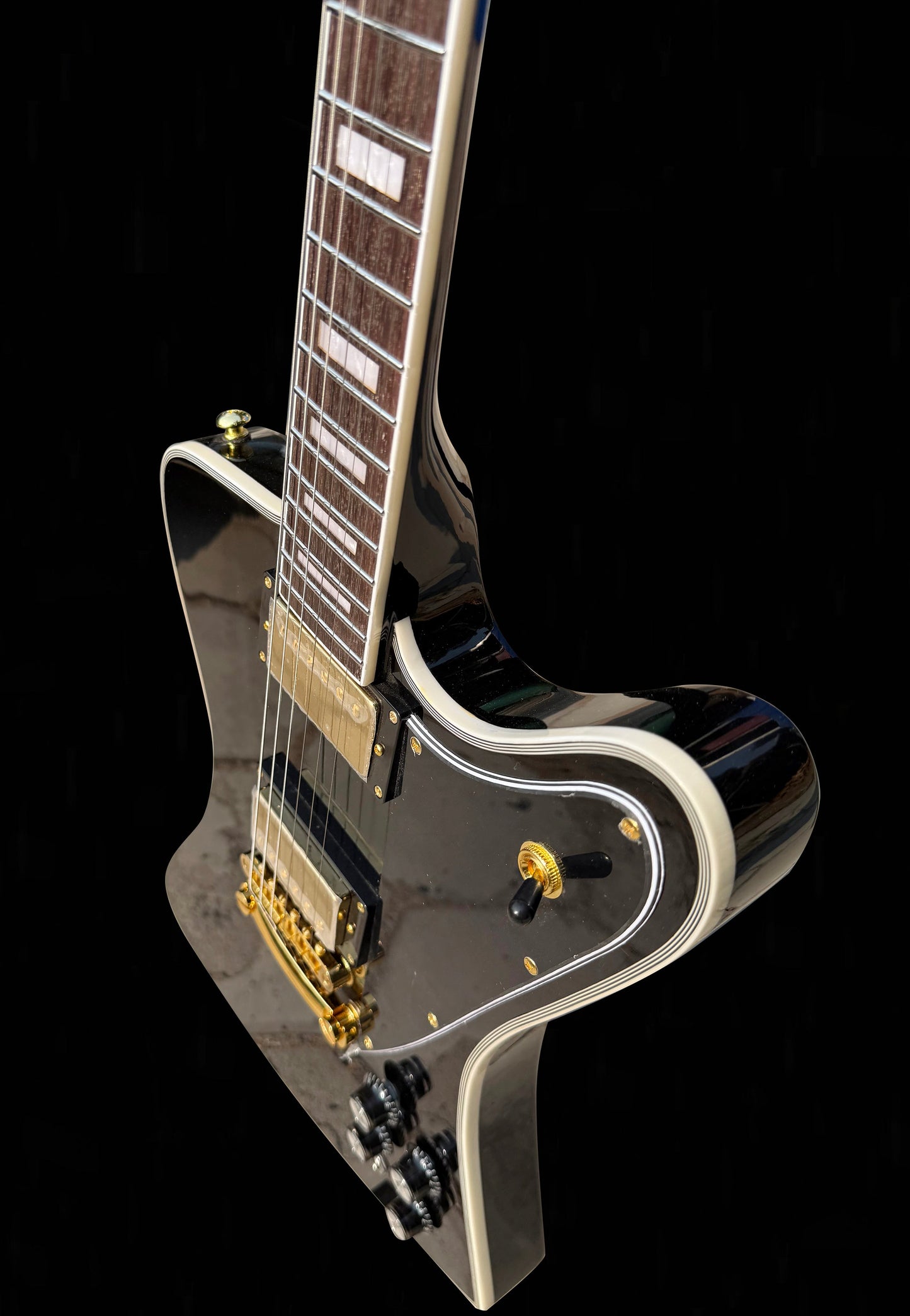 Promotion!NEW Firefly FFDB Electric Guitar (Black Color)